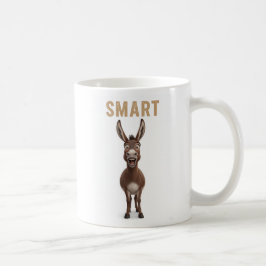 Funny Smart Donkey Mug Kaffemugg