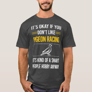 Funny Smart People Pigeon-Tävla T Shirt
