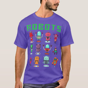 Funny Smart Robot Technology Kids Småbarn Robots c T Shirt