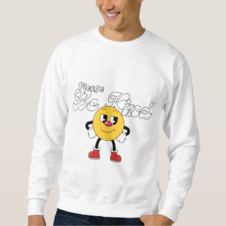 Funny Smiley Face Men’s Hoodie Lång Ärmad Tröja