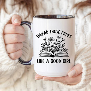 Funny Smut Romantik Reader Älskare Spicy Dirty Bok Mugg