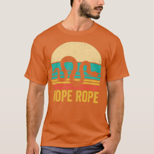 Funny Snake Nope Rope Retro T Shirt