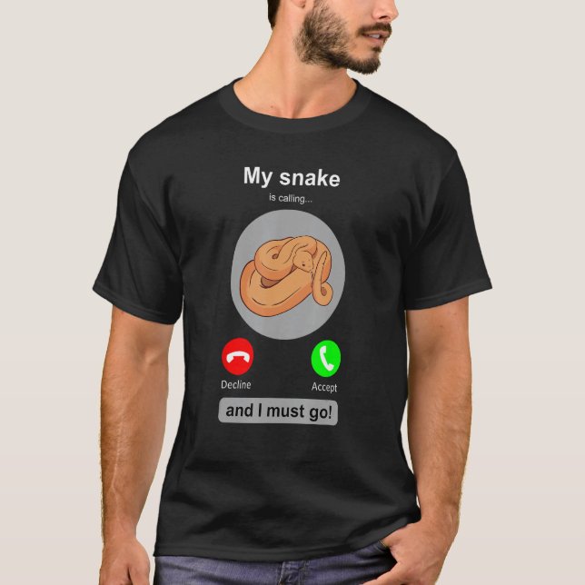 Funny Snake Shirt Snake Älskare Snake Owner Collec T (Framsida)