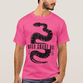 FUNNY SNAKE WORLD SNAKE DAY JULY 16 2 T SHIRT