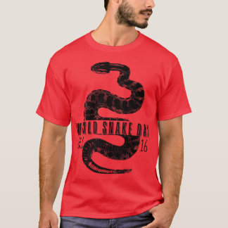 FUNNY SNAKE WORLD SNAKE DAY JULY 16 2 T SHIRT