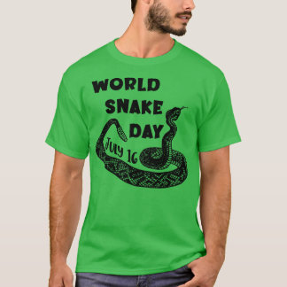 FUNNY SNAKE WORLD SNAKE DAY JULY T SHIRT
