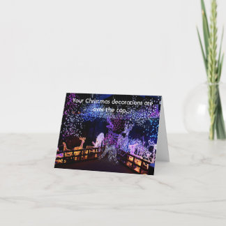 Funny Snarky Sarkastic Helgdag Card Helgkort