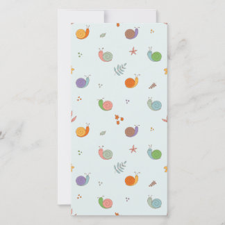 Funny snigel tack kort