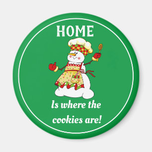 Funny Snö Dam Cookie Chef Magnet