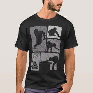 Funny Snooker Billiard Player Eight Ball Pool Play T Shirt