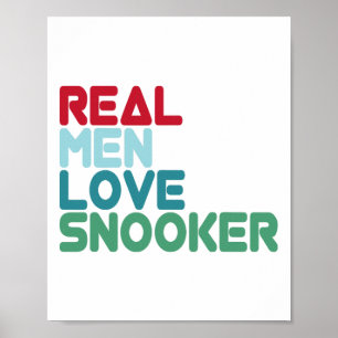 Funny Snooker som säger Bassäng Billiards Snooker Poster