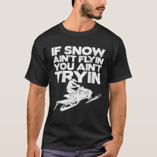 Funny Snowmobile Rider Snowcross Snowbike Offroad  T Shirt