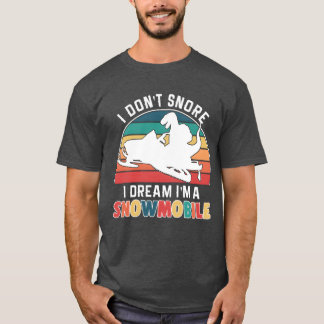 Funny Snowmobile Snowmobiling Winter Sports friend T Shirt