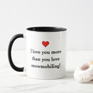 Funny Snowmobiling Husband Gift Mugg