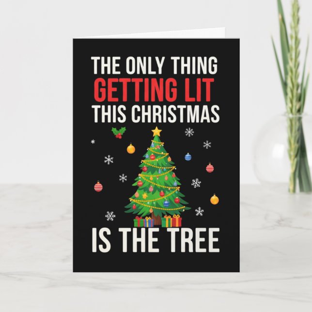 Funny Sober christmas Helgkort (Framsida)
