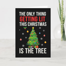 Funny Sober christmas Helgkort