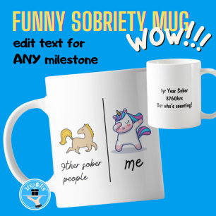 Funny Sobriety Mugg - Other Sober People and Me