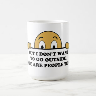 Funny Social Anxiety Coronavirus Kaffemugg