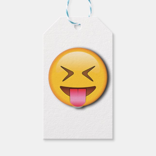 Funny Social Emoji Presentetikett (Framsidan)