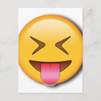 Funny Social Emoji Vykort