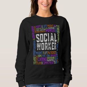Funny Social Work Social Worker Month Women Manar  T Shirt