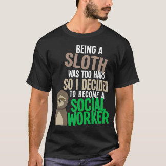 Funny Social Work Student Masters Degree Graduatio T Shirt