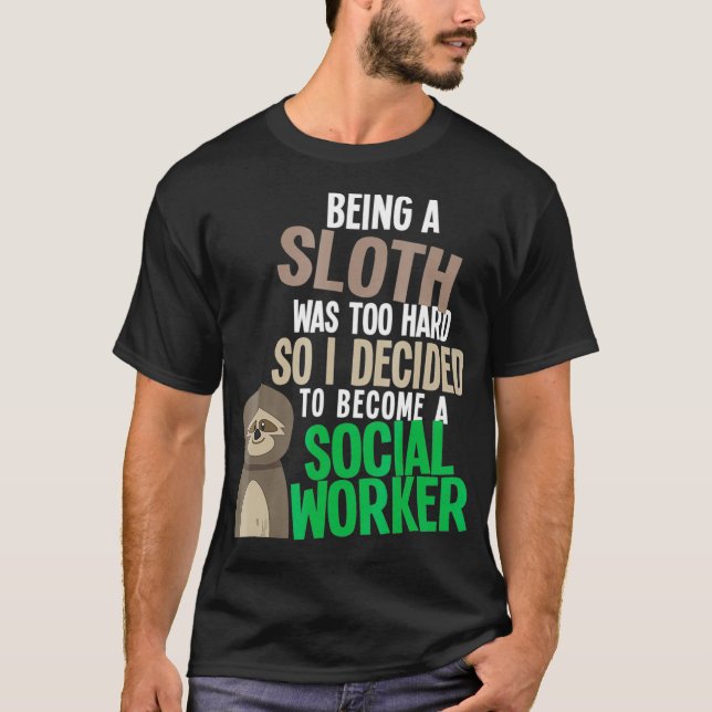 Funny Social Work Student Masters Graduati T Shirt (Framsida)