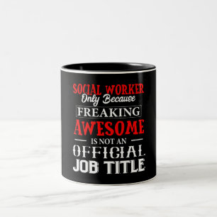 Funny Social Worker Mugg