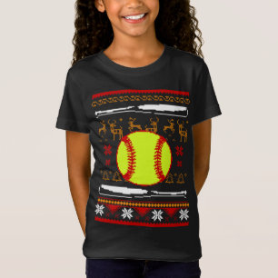 Funny Softball-julgåva T Shirt