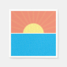 Funny Sol och Sharks Summer Pappersservett