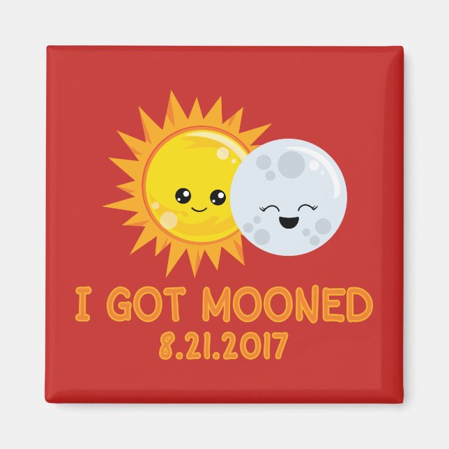 Funny Solar Eclipse | I Har Mooned Magnet (Framsidan)