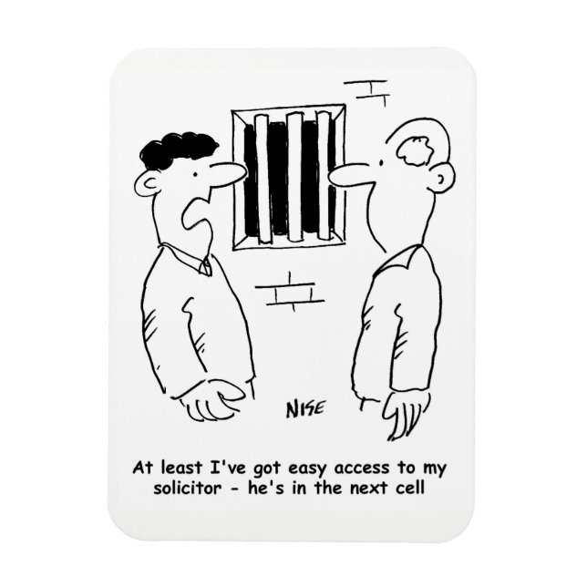 Funny solicitor eller juristkår magnet (Vertikal)