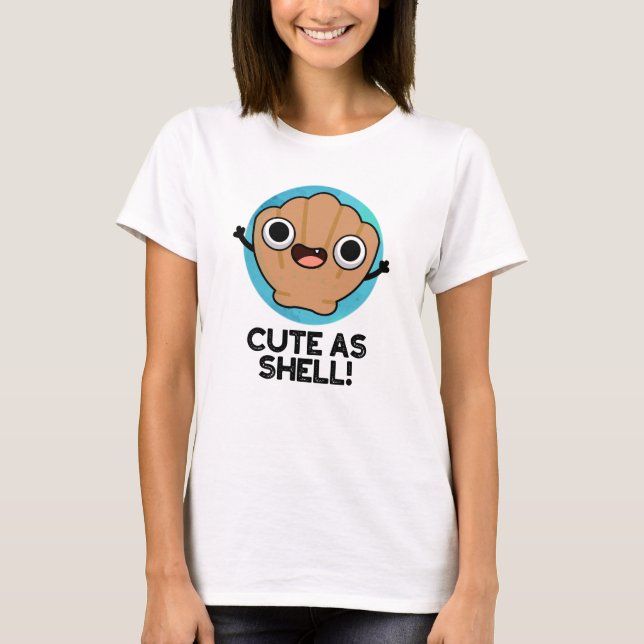 Funny som Snäcka Funny Seashell Pun T Shirt (Framsida)