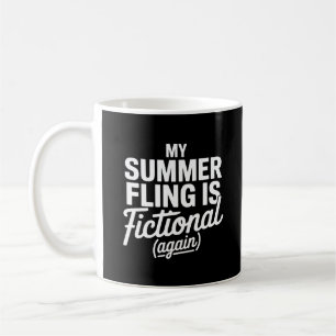 Funny sommarfictional Romantik-citattecken Black Kaffemugg
