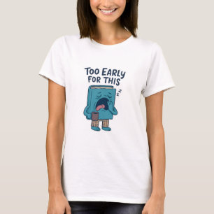 Funny Sömnig Bok Back to school T-Shirt