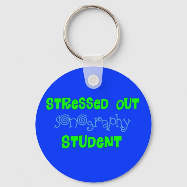 Funny Songraphy Student Gifts Nyckelring (Framsida)