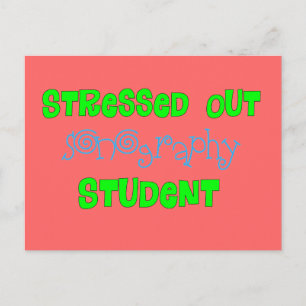Funny Songraphy Student Gifts Vykort
