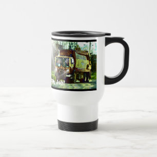 FUNNY SOPOR LASTBIL DRIVENS COFFEE MUGG