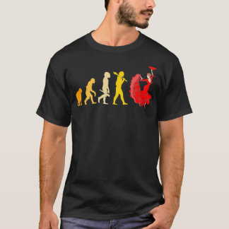Funny Spanish Dance Evolution Flamenco T Shirt