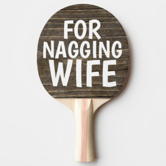 FUNNY SPANKING PADDLE BRÖLLOP GIFT PINGISRACKET