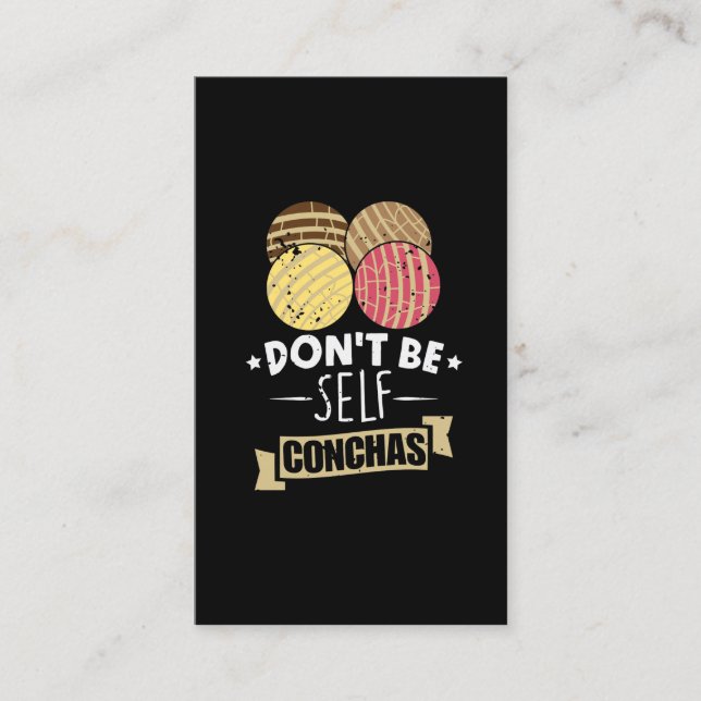 Funny spansk Pun - Conchas Spain Humor Visitkort (Framsida)