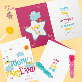 Funny Sparkly Magic Tooth Fairy Tack Kort