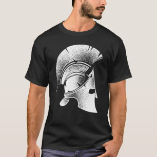 Funny Spartan Grekiska Helmet Cute Gladiator Manar T Shirt