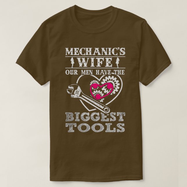 Funny Speciell Edition Mechanic Wife Biggest Verkt T Shirt (Design framsida)