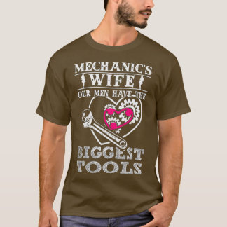 Funny Speciell Edition Mechanic Wife Biggest Verkt T Shirt