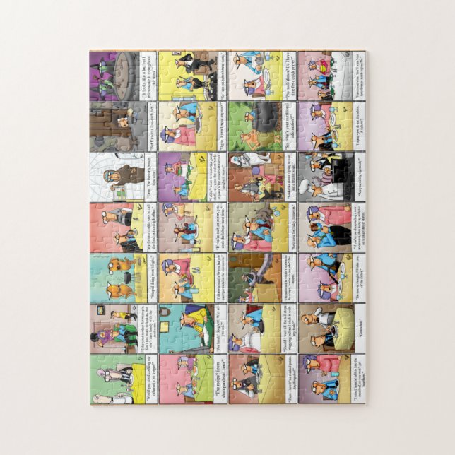 Funny Spectickles Cooking Humor Puzzle Pussel (Vertikal)