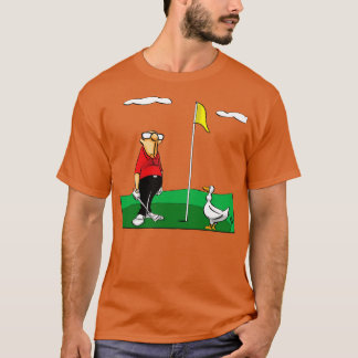 Funny Spectickles Golf Goose toon Humor T Shirt