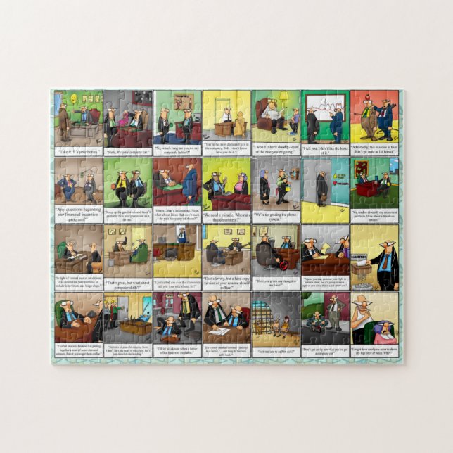 Funny Spectickles Workplace Humor Puzzle Pussel (Horisontell)