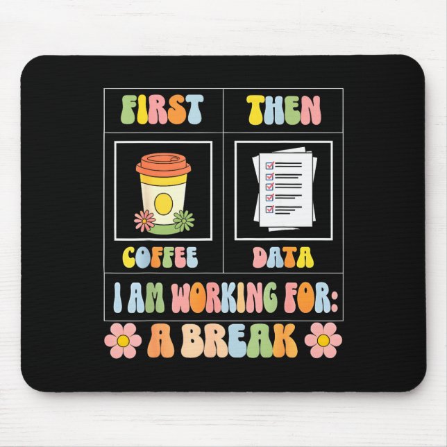 Funny Sped Teacher Special Education First Coffee  Musmatta (Framsidan)