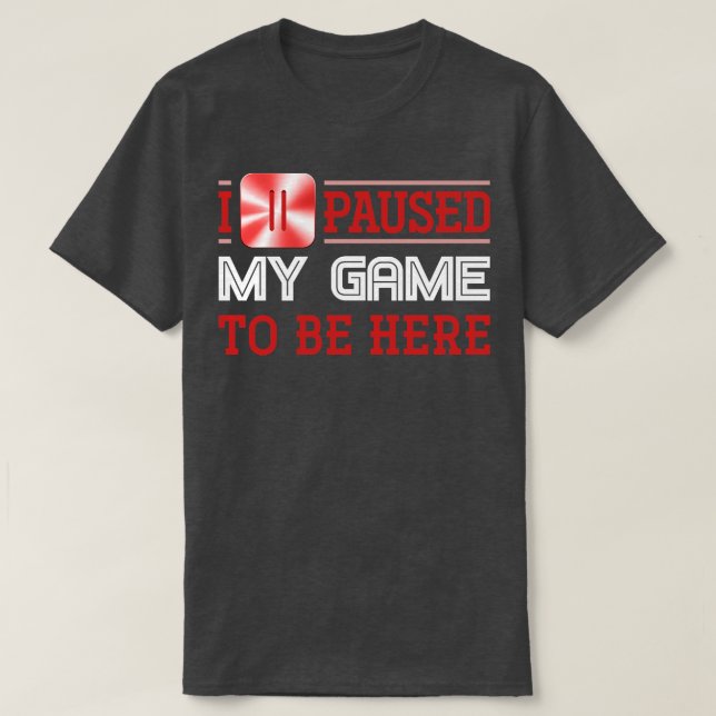 Funny spelspelspelare t shirt (Design framsida)